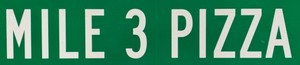 Mile Three Pizza logo